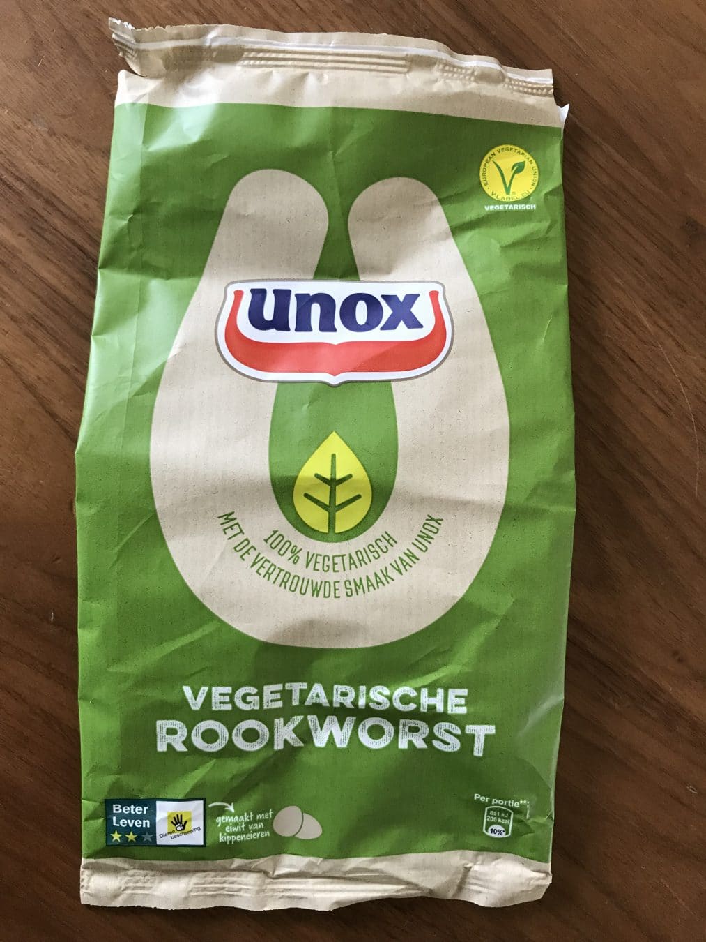 Review: UNOX vegetarische rookworst